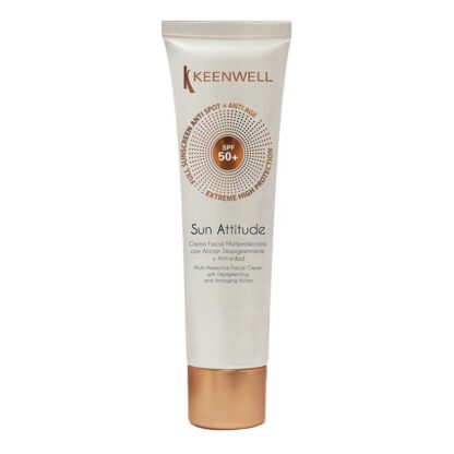 Crema Facial Multiprotectora con Acción Despigmentante y Anti-edad SPF50+